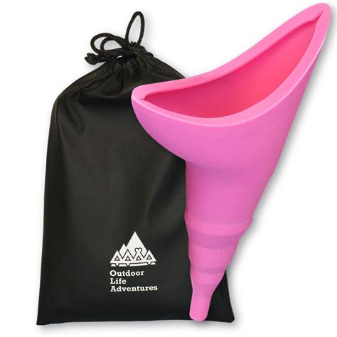 Pee funnel for women - FREEDOM TO GO AND NEVER WORRY ABOUT A BATHROOM AGAIN - Simply and comfortably use Sani Girl female urination device pee funnel for women to pee standing up in any port a potty, public restroom, and outdoors; a practical and easy to use female urinal perfect for the go girl for everywhere but home.
